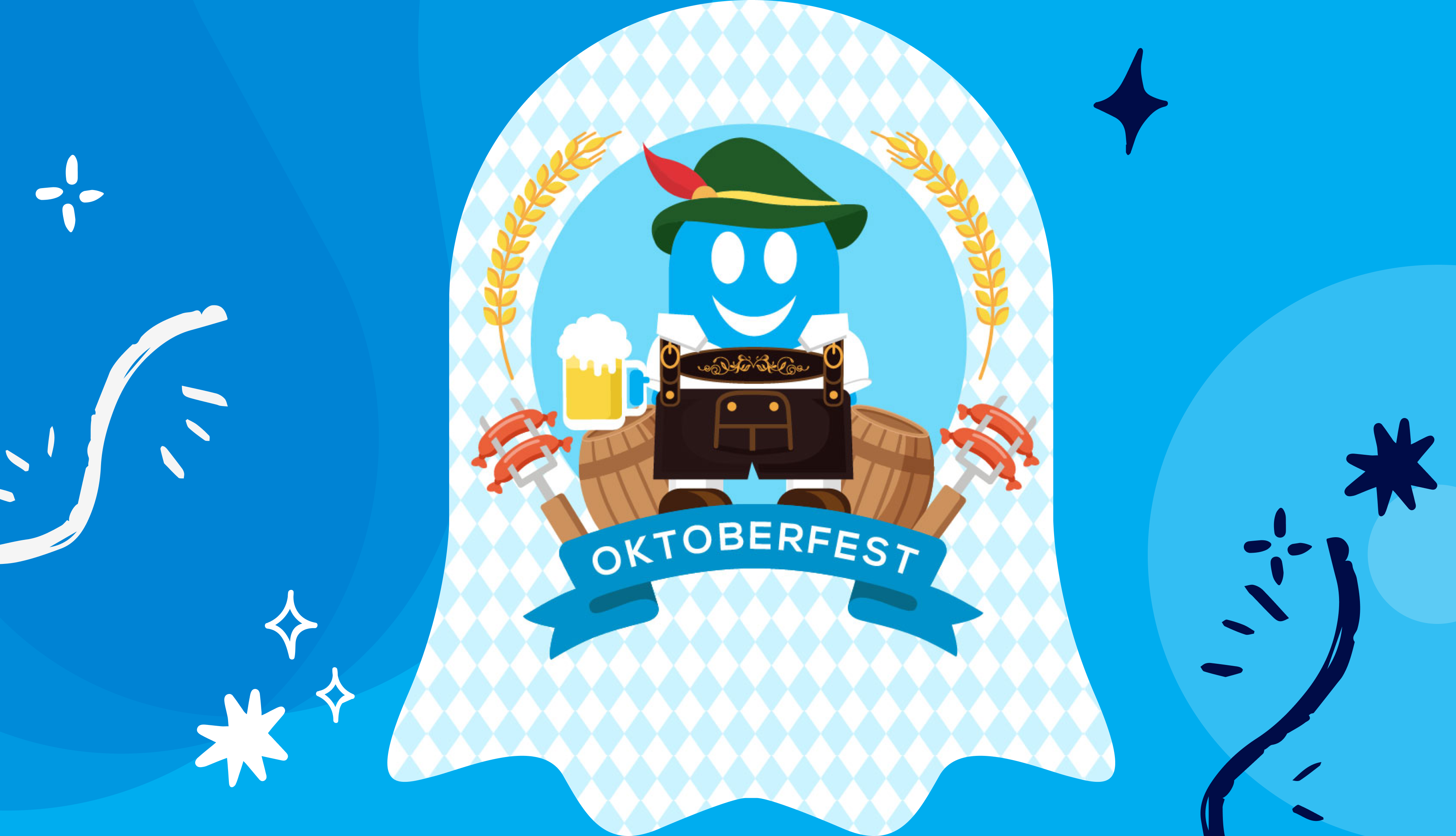 Image showing Ghosty at Oktoberfest in Munich, Germany